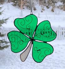 Wire Shamrock Window View 