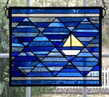 Glass Quilting: Sailboat