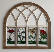 Botanical Four Panel Series Wall: Installation