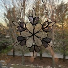 Lacy Snowflake in Purple